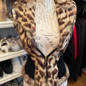 Guess by Marciano - Genuine Rabbit Fur Vest